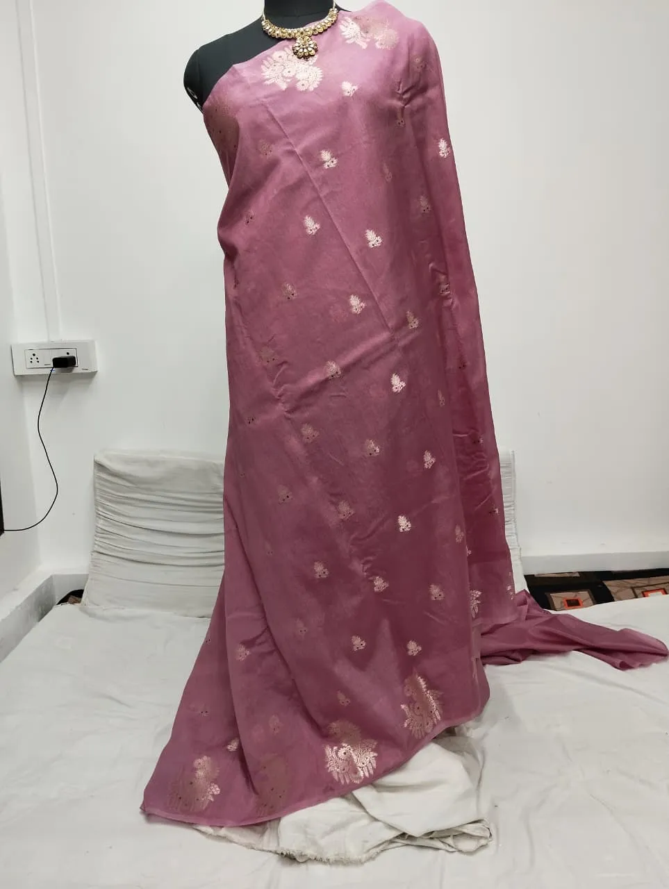 Banarasi Fancy Butti Soft Silk Saree